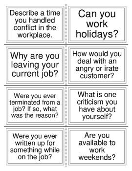 Succeeding in the Interview Flashcards .